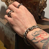 WERKSTATT MUNCHEN edge chain rose bud bracelet M2712 PWM2